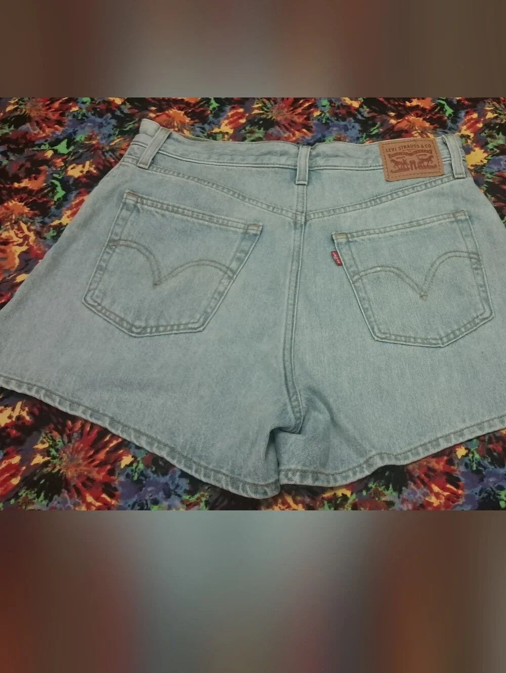 Denim Levi High Waisted Mom Shorts - Picture 5 of 8